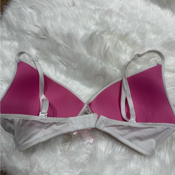 PINK Victoria's Secret Women's Intimates Set - White and Purple - Picture 7 of 9